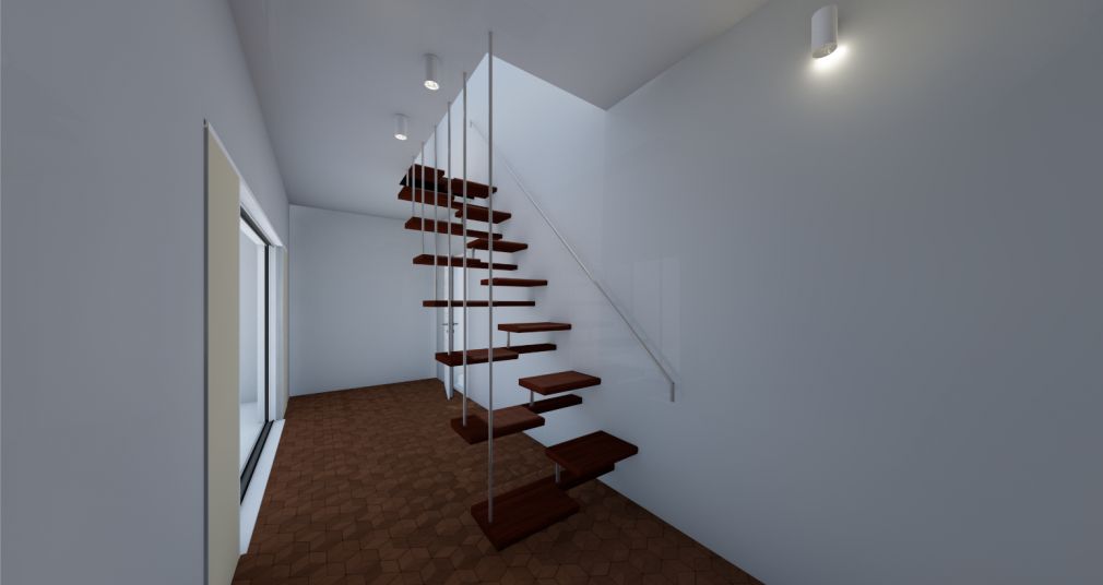 Case su più piani ma con spazi ristretti: la soluzione sono le scale a pedata alternata